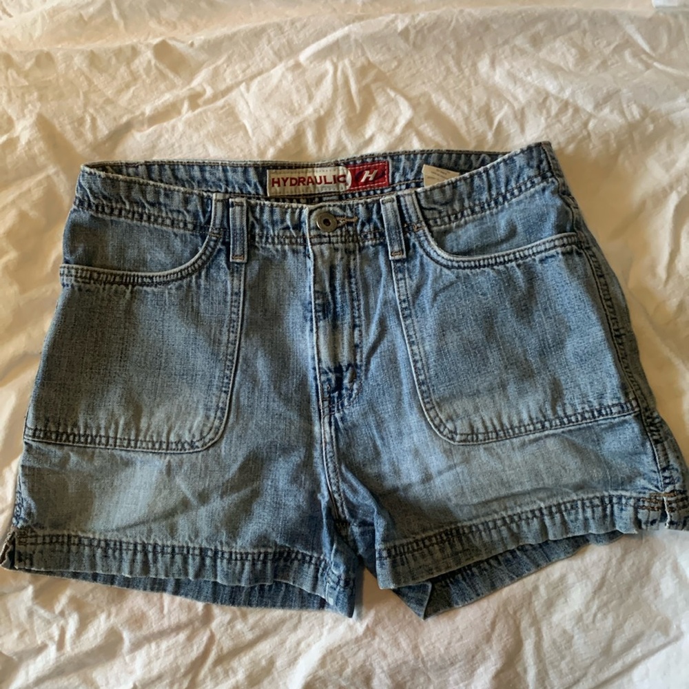 Jean shorts from Hydraulic.